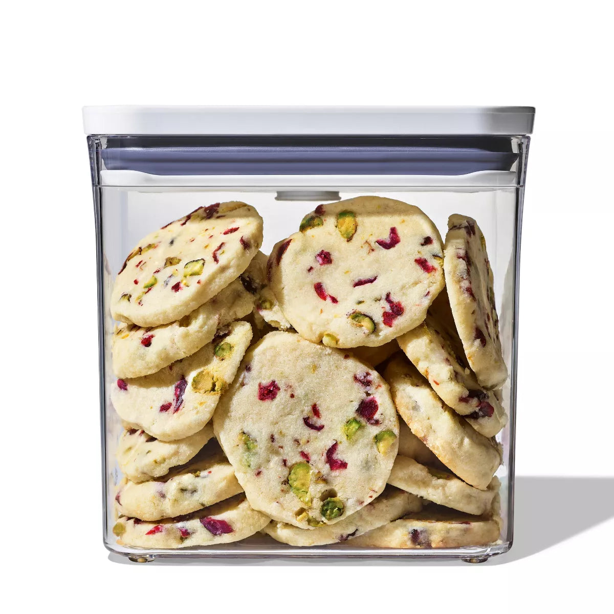 OXO POP 3Pc Plastic Food Storage Container Set Clear: Bpa-Free, Air Tight Seal, Dishwasher-Safe, Lifetime Warranty