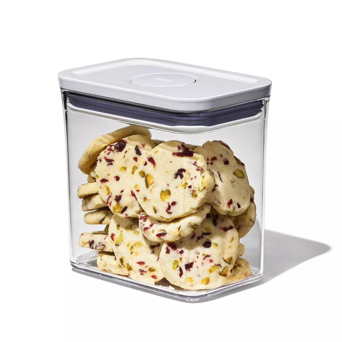 OXO POP 3Pc Plastic Food Storage Container Set Clear: Bpa-Free, Air Tight Seal, Dishwasher-Safe, Lifetime Warranty