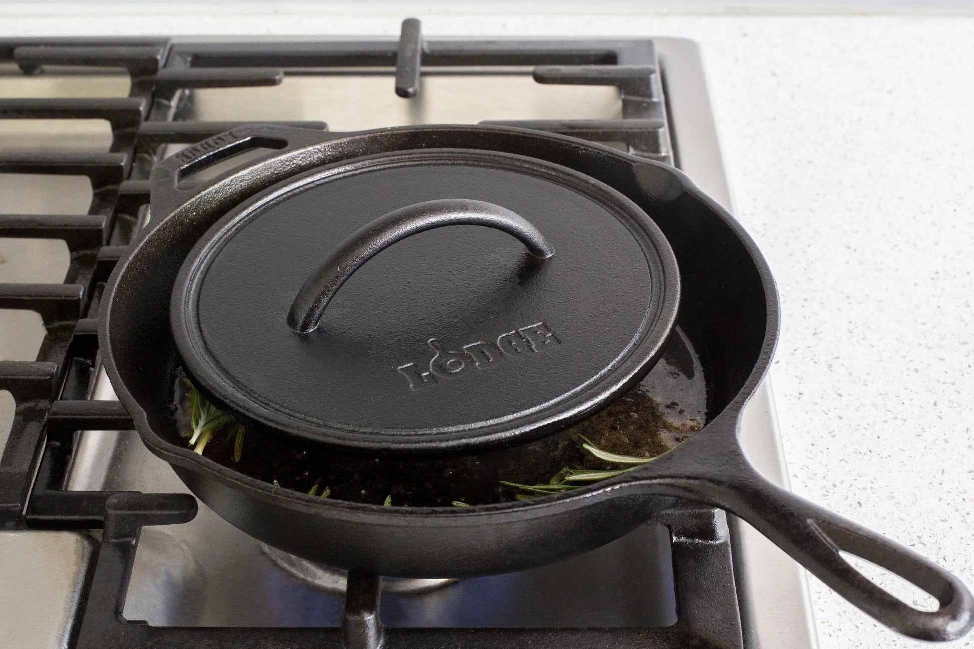 Seasoned Cast Iron round Grill Press