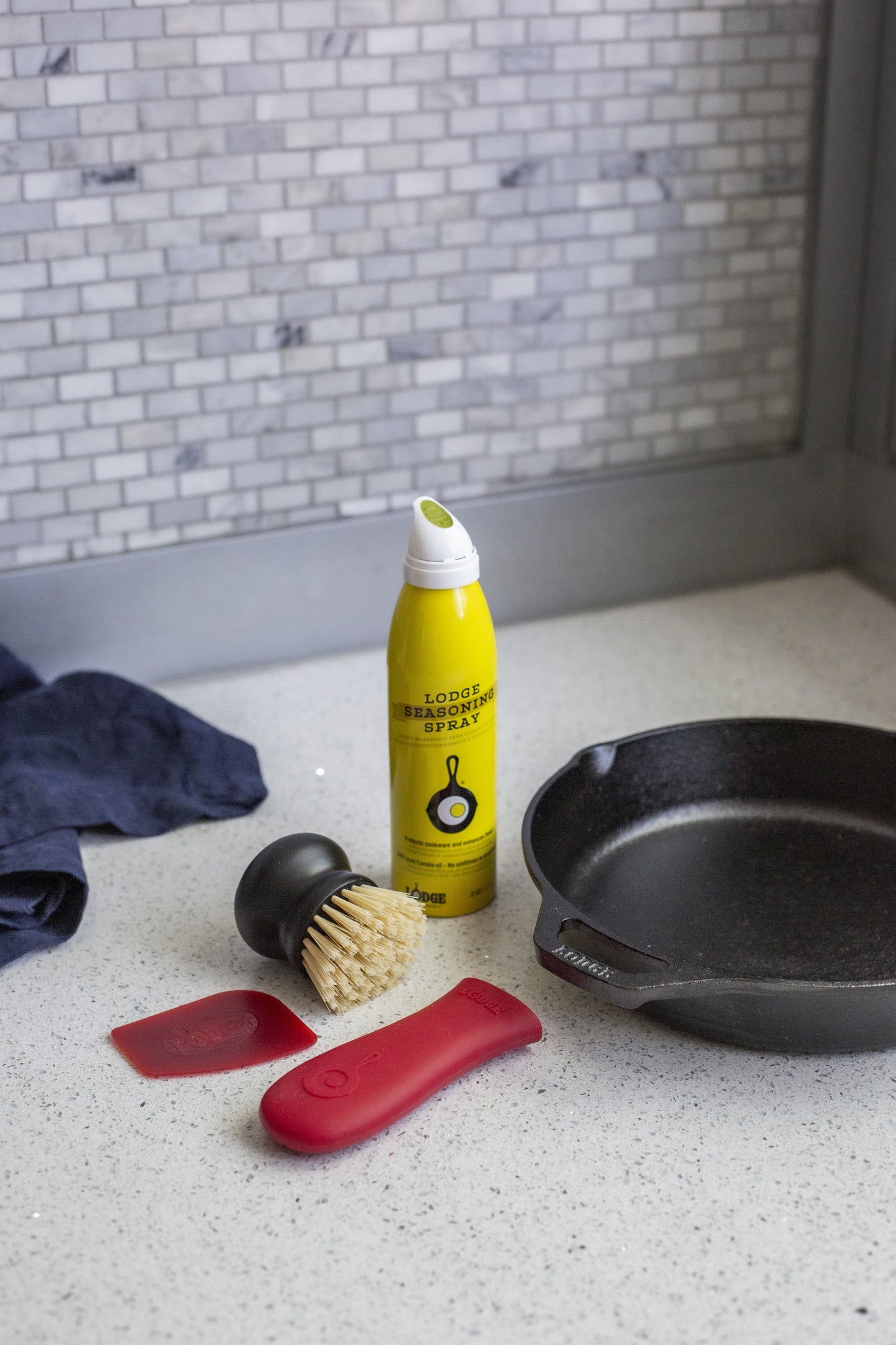 Lodge Cast Iron Seasoned Care Kit