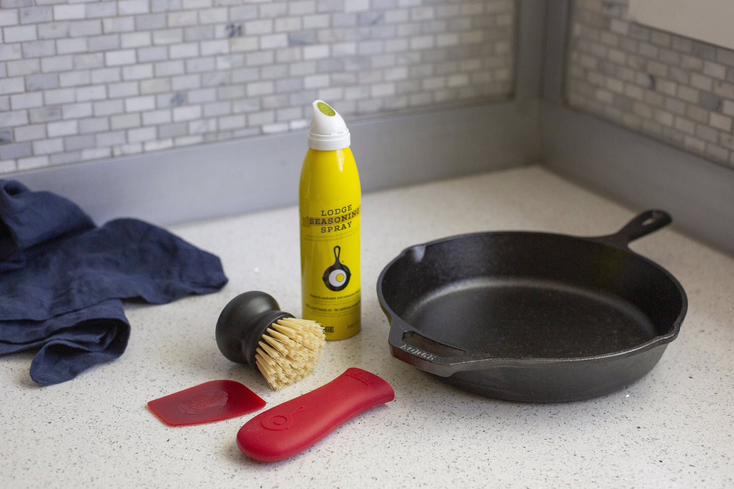 Lodge Cast Iron Seasoned Care Kit