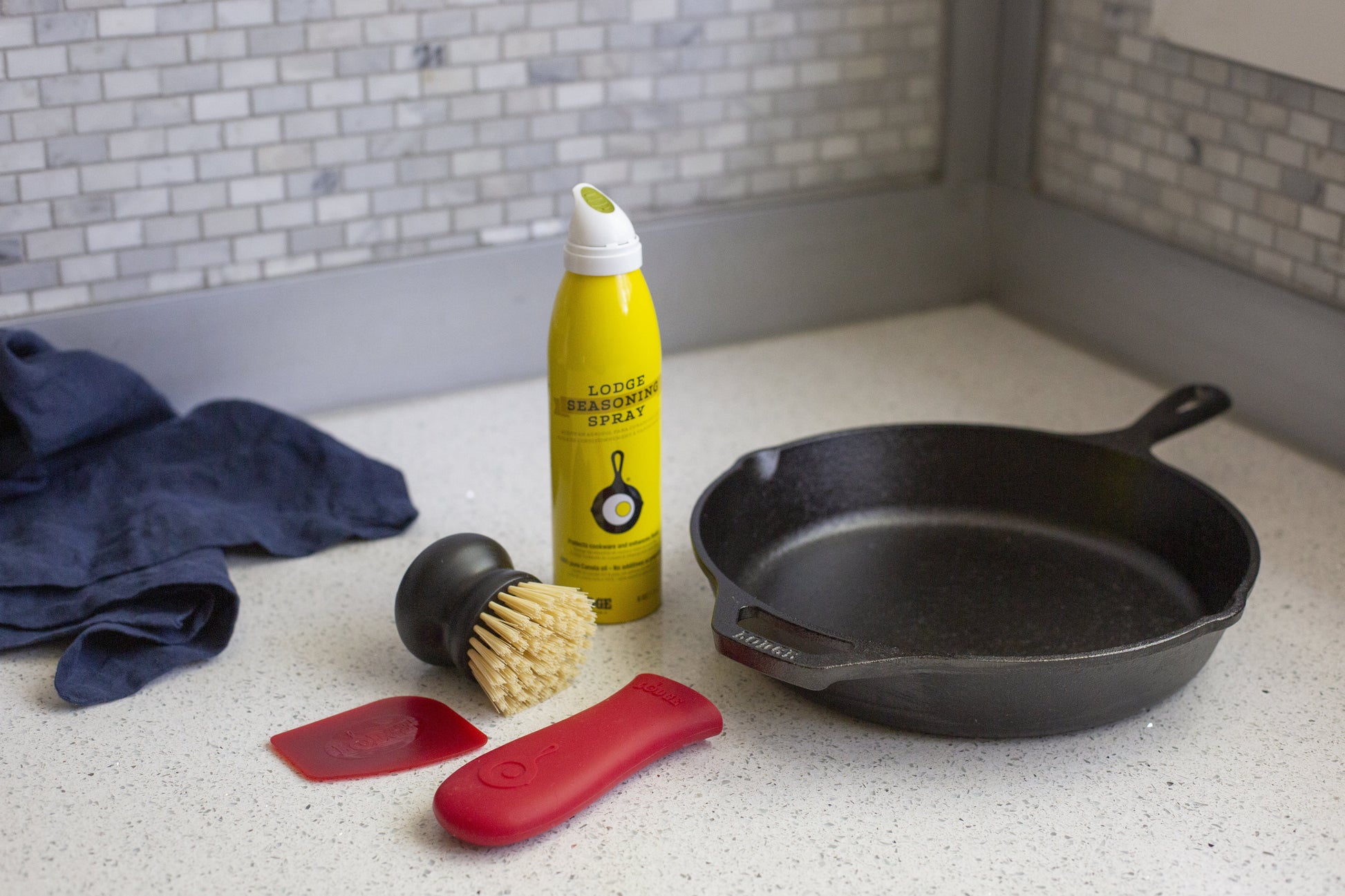Lodge Cast Iron Seasoned Care Kit